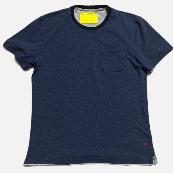 Descendant Of Thieves Other - Descendant of Thieves Heathered Blue Short Sleeve Shirt Men's XL Casual Top